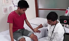 Kinky Gay Asiático Anal Médico Exame