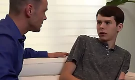 Stepson Receives His Tight Hole Punished Away from Stepdad