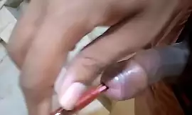 Putting a pen in my cock
