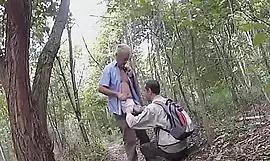 cocksucking in woods