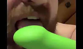 Sucking daddy and licking princess together