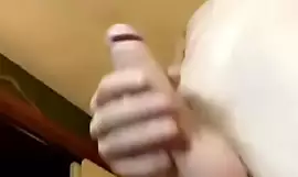 Gay boy shows fat cock and thicc ass