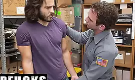 Ripped Officer Rubbed, Fucked added to Slapped Shoplifting Twink - Dante Drackis , Greg Mckeon
