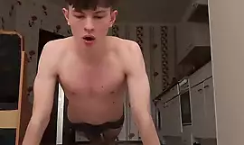 Evening Workout with Beautiful TEEN BOY/ Dominant / Naked Gymnastics / BOSS