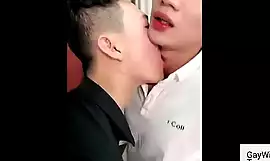 Two slim Asian twinks enjoy their first sex. GayWiz porn moviie