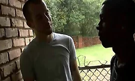 Interracial Hardcore Gay Without a condom Fucking 02