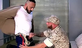 Buff bear fucks soldier